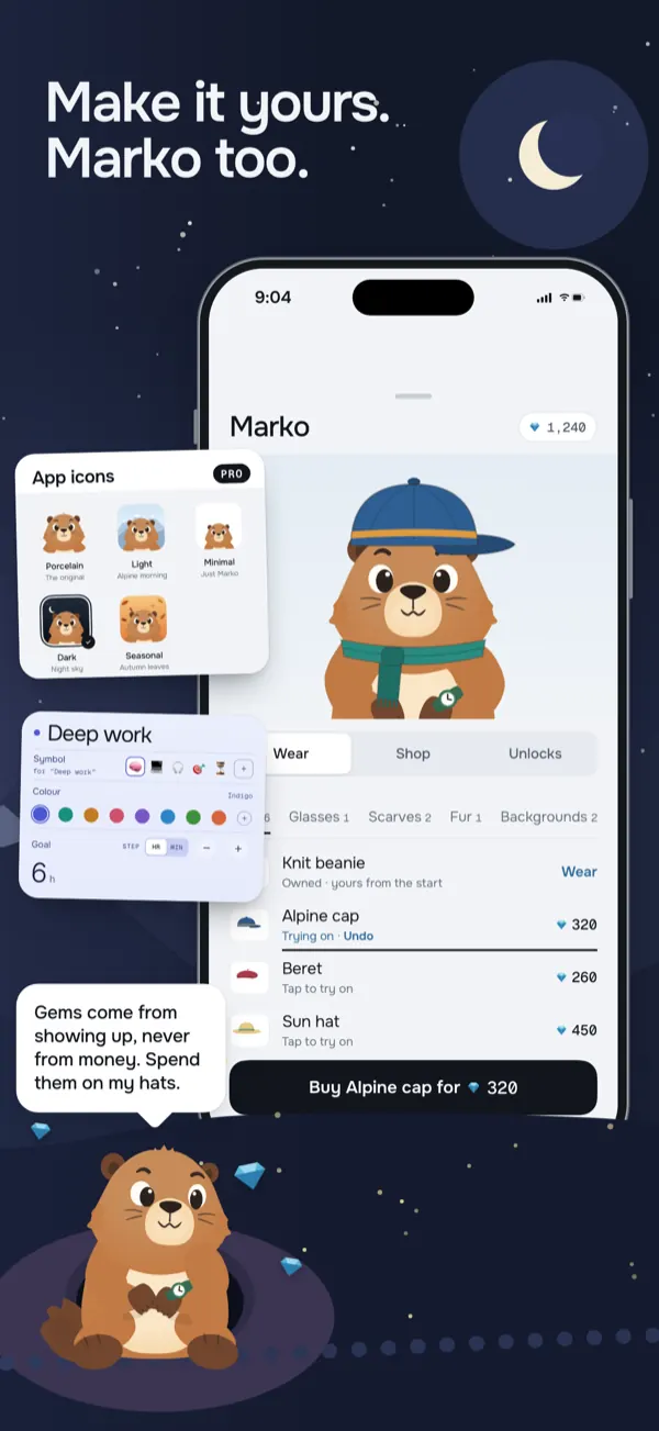 Make it yours, Marko too: Marko&rsquo;s wardrobe and app icons